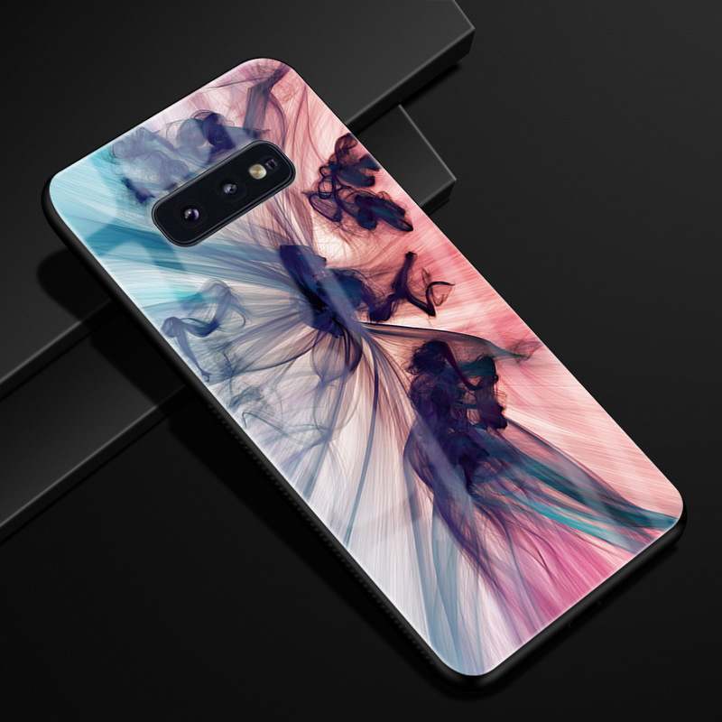 Samsung Galaxy S10e Miroir Étui Rose Coque De Téléphone Incassable Verre