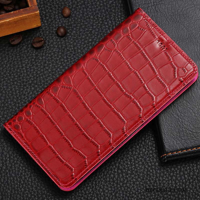 Samsung Galaxy S10e Modèle Fleurie Protection Étui En Cuir Crocodile Téléphone Portable Coque