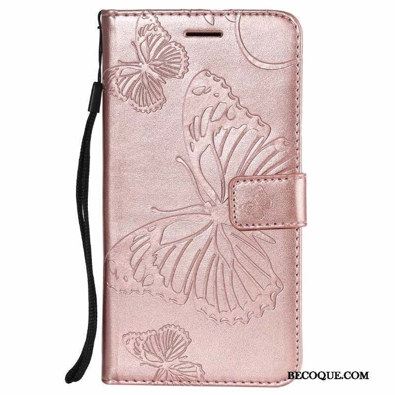 Samsung Galaxy S10e Ornements Suspendus Housse Coque De Téléphone Protection Étui En Cuir Rose