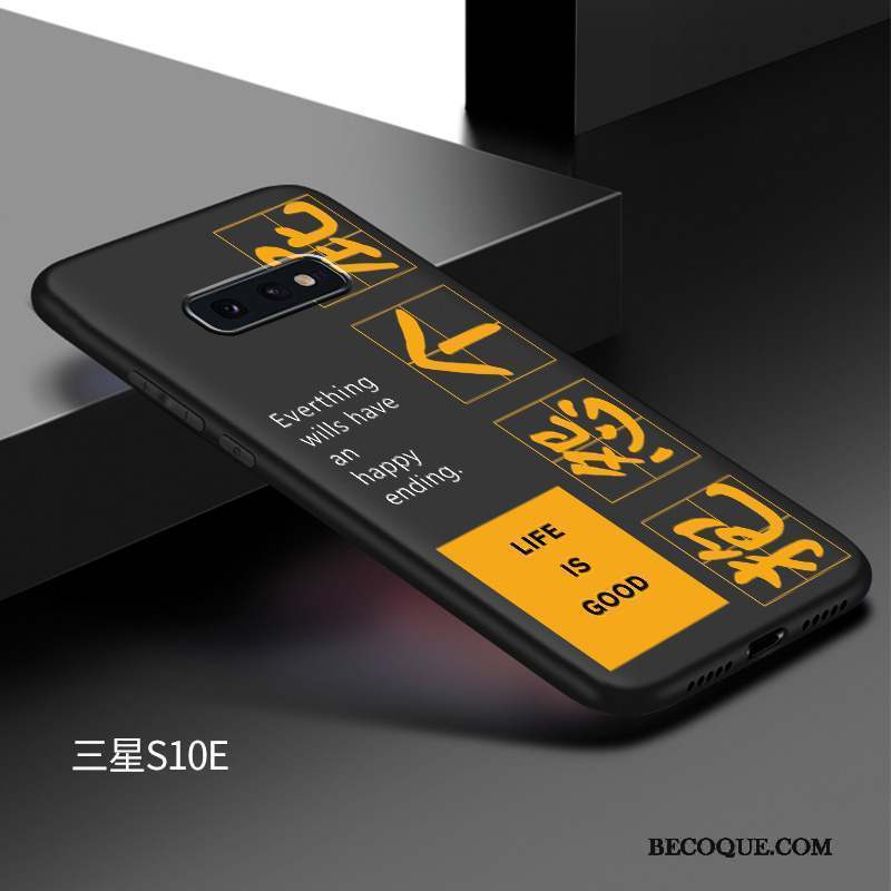 Samsung Galaxy S10e Personnalité Protection Mince Étui Fluide Doux Coque De Téléphone