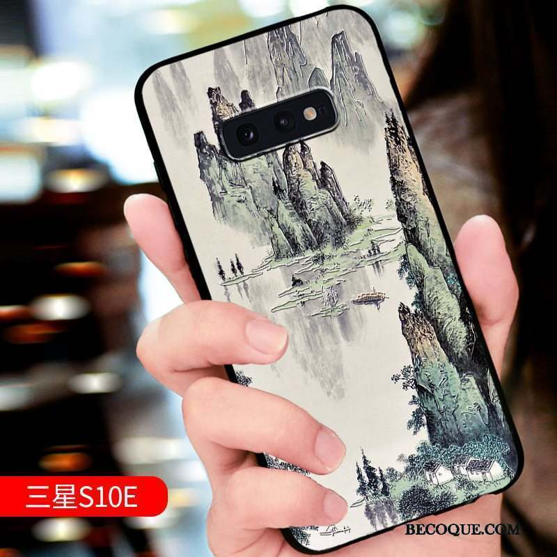 Samsung Galaxy S10e Protection Incassable Gaufrage Nouveau Étui Coque De Téléphone