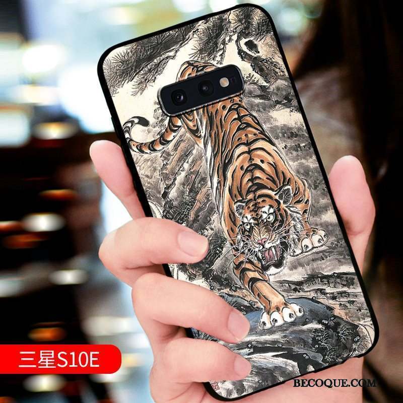 Samsung Galaxy S10e Protection Incassable Gaufrage Nouveau Étui Coque De Téléphone