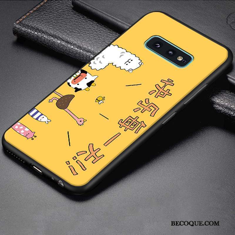 Samsung Galaxy S10e Simple Tout Compris Fluide Doux Protection Incassable Coque De Téléphone