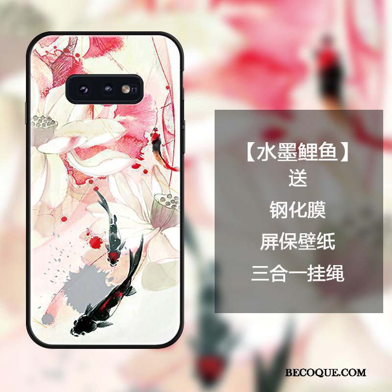 Samsung Galaxy S10e Style Chinois Étui Protection Coque De Téléphone Tendance Personnalité