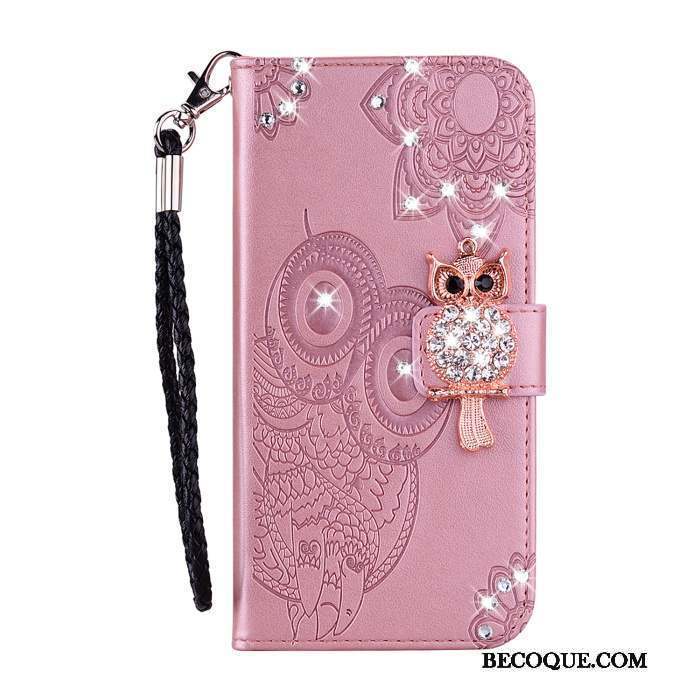 Samsung Galaxy S10e Téléphone Portable Coque De Téléphone Strass Étui En Cuir Chat Housse