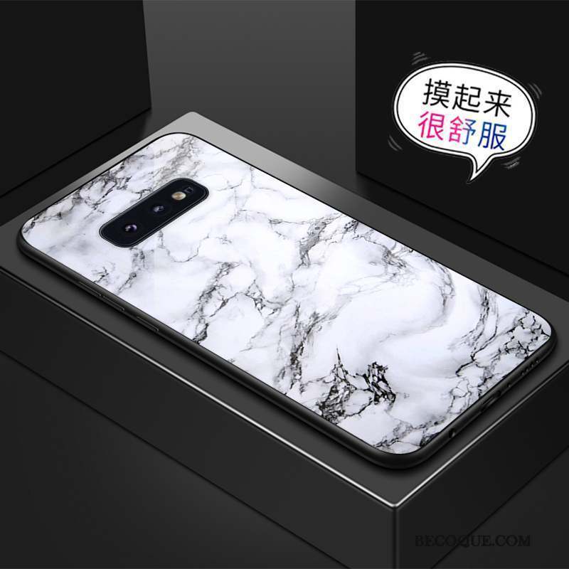 Samsung Galaxy S10e Verre Modèle Fleurie Incassable Coque De Téléphone