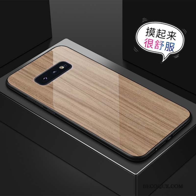 Samsung Galaxy S10e Verre Modèle Fleurie Incassable Coque De Téléphone