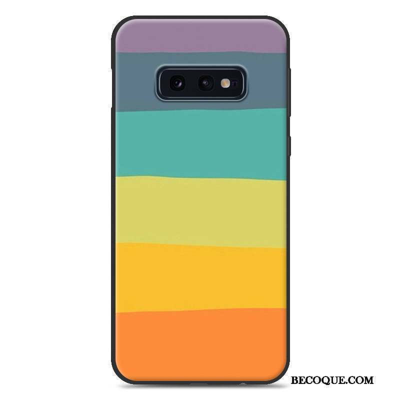 Samsung Galaxy S10e Étui Créatif Nouveau Fluide Doux Coque Tendance