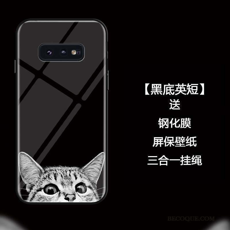 Samsung Galaxy S10e Étui Tout Compris Incassable Créatif Verre Trempé Coque De Téléphone