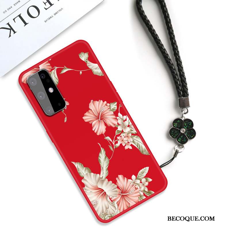 Samsung Galaxy S20+ Coque Fleur Fluide Doux Étui Style Chinois Tendance Protection