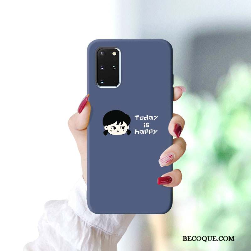 Samsung Galaxy S20+ Coque Net Rouge Étui Charmant Amoureux Jaune Dessin Animé