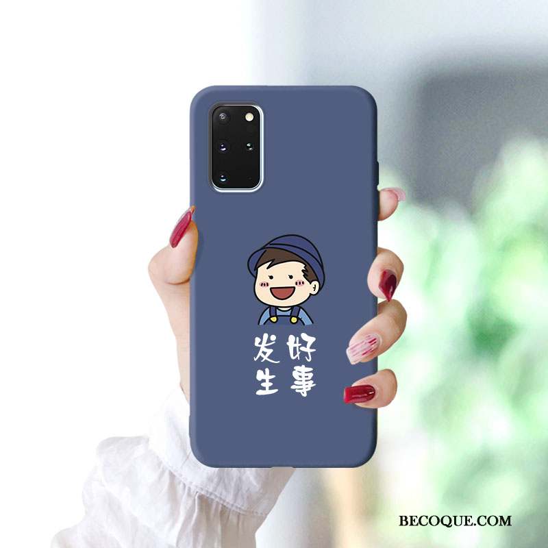 Samsung Galaxy S20+ Coque Net Rouge Étui Charmant Amoureux Jaune Dessin Animé