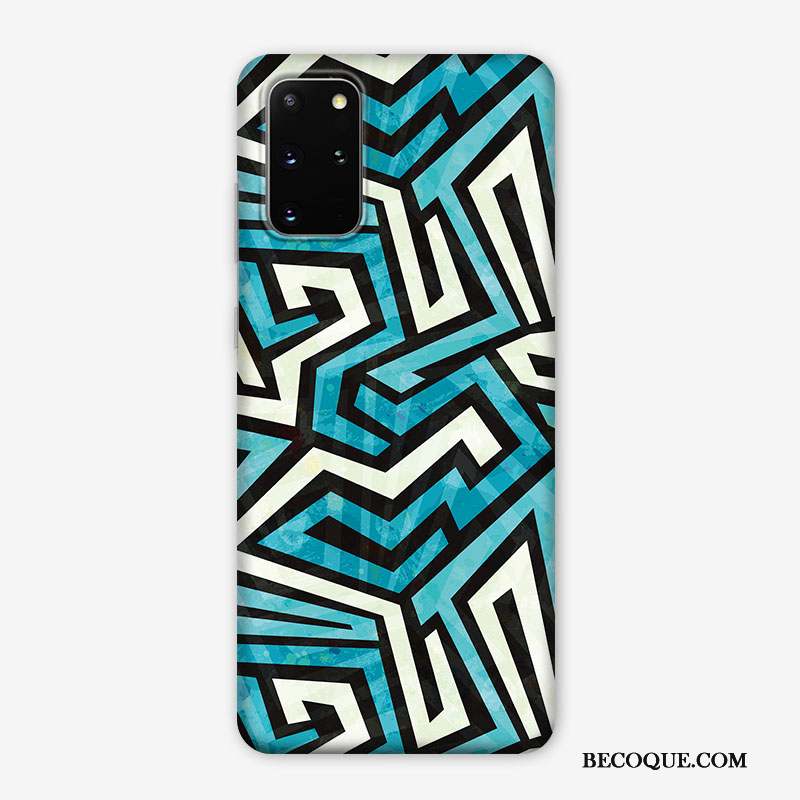 Samsung Galaxy S20+ Coque Nouveau Très Mince Personnalité Créatif Couleur Délavé En Daim