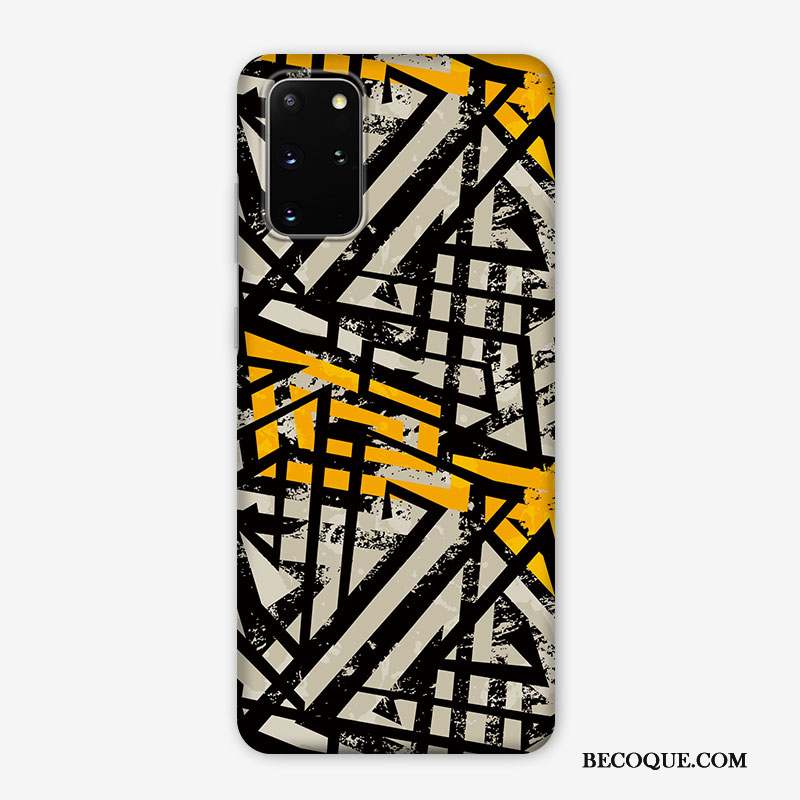 Samsung Galaxy S20+ Coque Nouveau Très Mince Personnalité Créatif Couleur Délavé En Daim