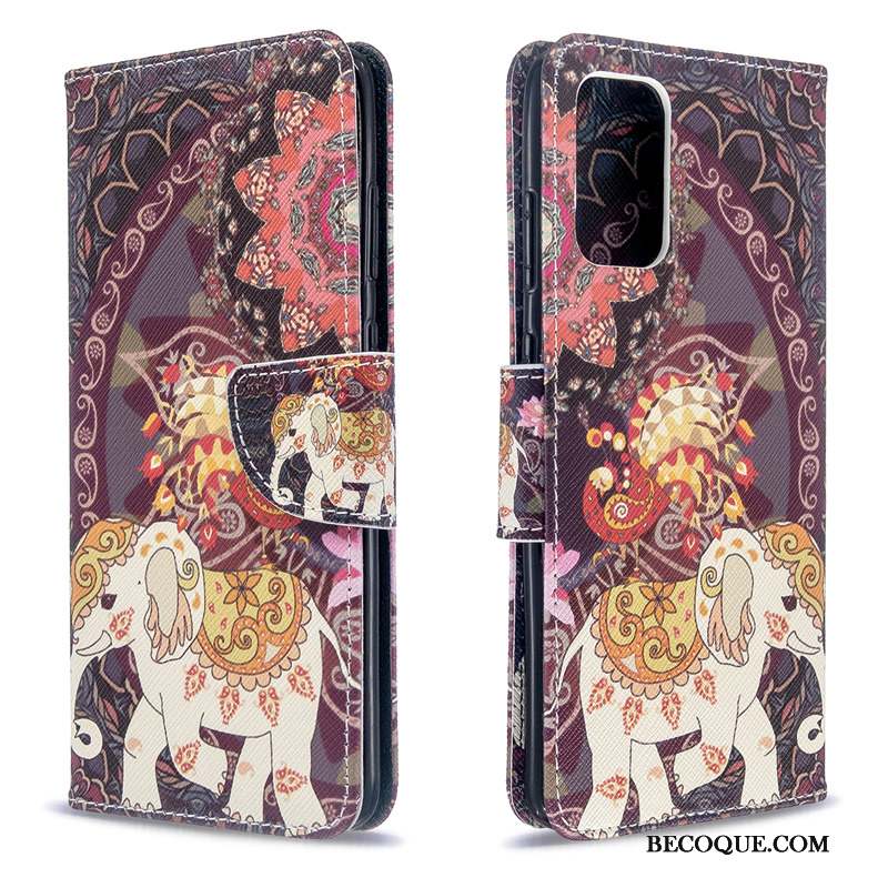 Samsung Galaxy S20 Coque Peinture Support Étui Protection Étui En Cuir Housse