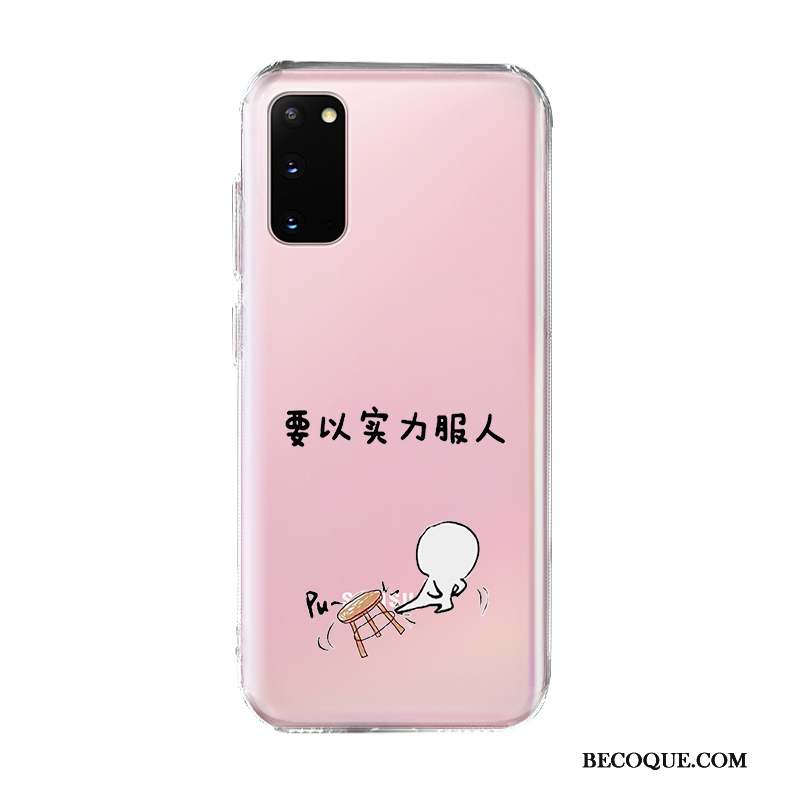 Samsung Galaxy S20 Coque Rose De Téléphone Amoureux Étui Charmant