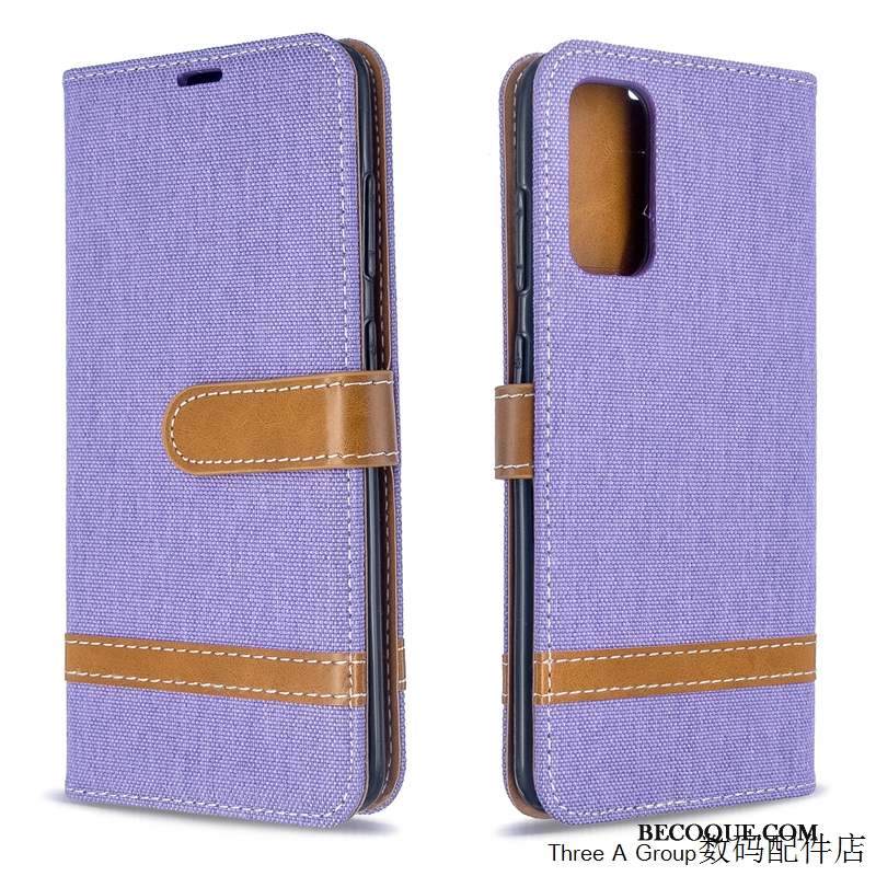 Samsung Galaxy S20+ Créatif Coque De Téléphone Personnalité Housse Denim Bleu