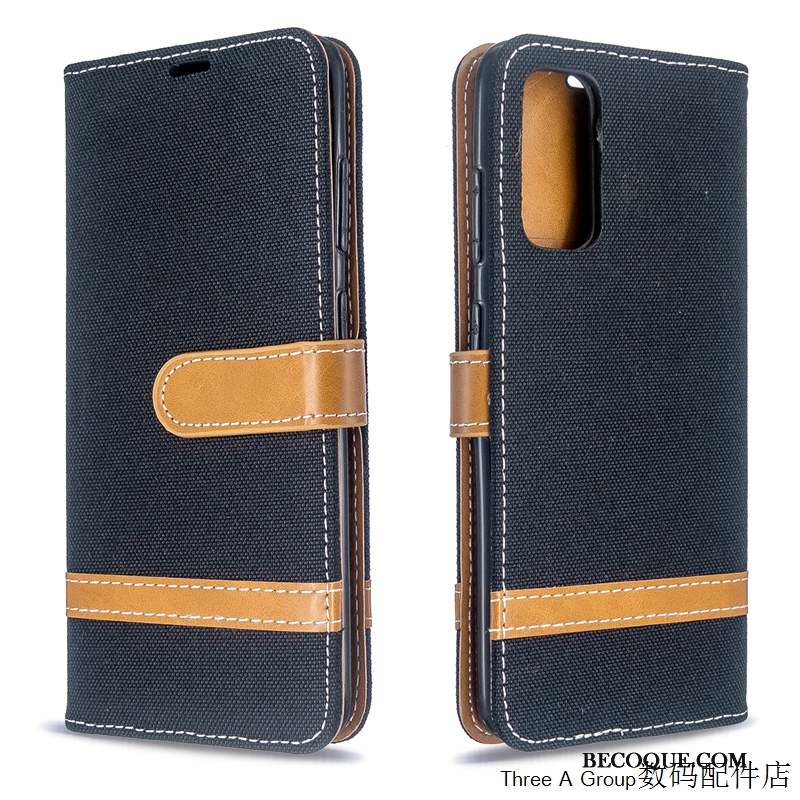 Samsung Galaxy S20+ Créatif Coque De Téléphone Personnalité Housse Denim Bleu