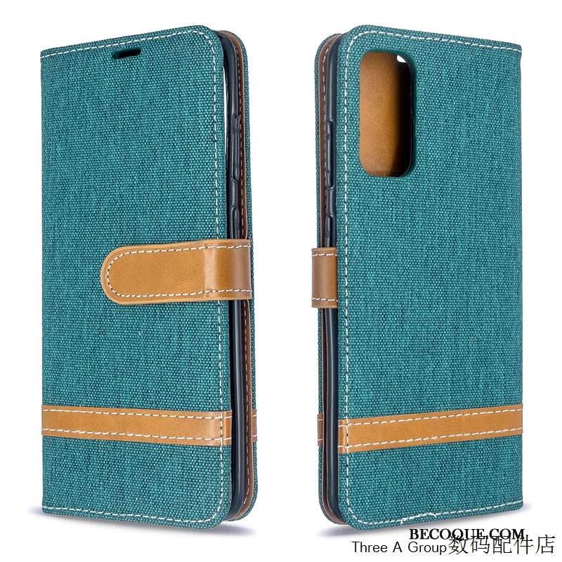 Samsung Galaxy S20+ Créatif Coque De Téléphone Personnalité Housse Denim Bleu