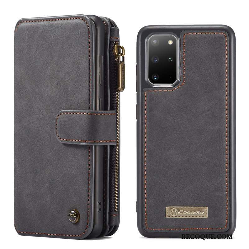 Samsung Galaxy S20+ Créatif Portefeuille Sac Carte Étui En Cuir Coque De Téléphone