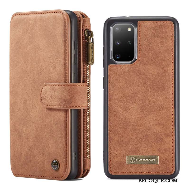 Samsung Galaxy S20+ Créatif Portefeuille Sac Carte Étui En Cuir Coque De Téléphone