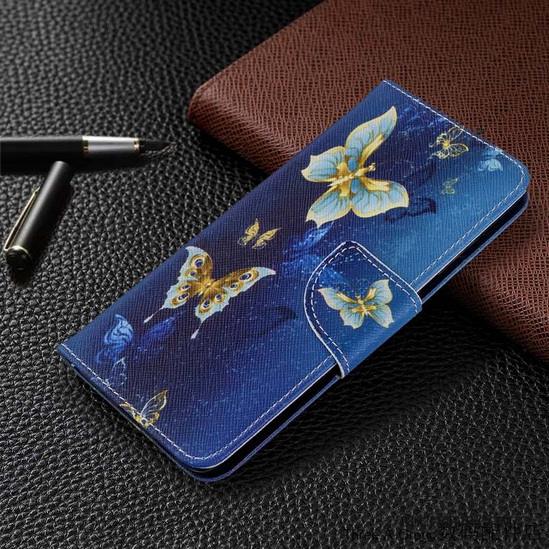 Samsung Galaxy S20+ Fluide Doux Coque De Téléphone Charmant Dessin Animé Bleu Étui