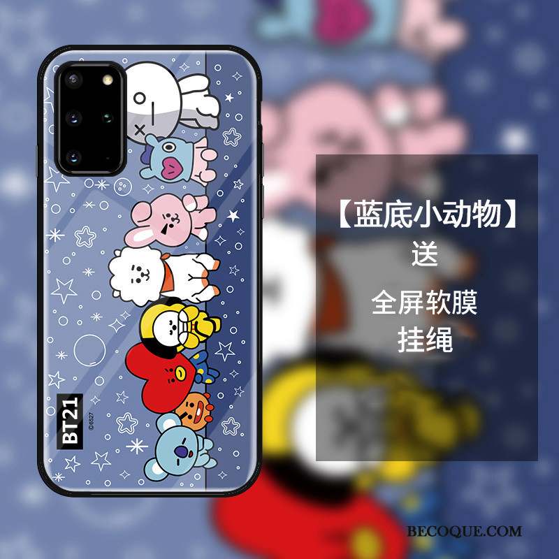 Samsung Galaxy S20+ Mignonne Coque De Téléphone Personnalité Étui Créatif Verre