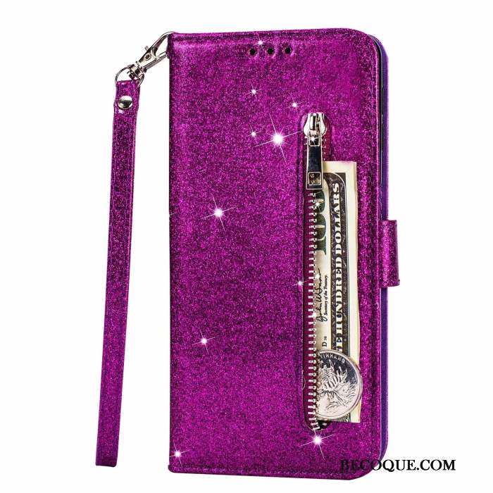 Samsung Galaxy S20 Sac Étui En Cuir Rose Protection Violet Coque De Téléphone