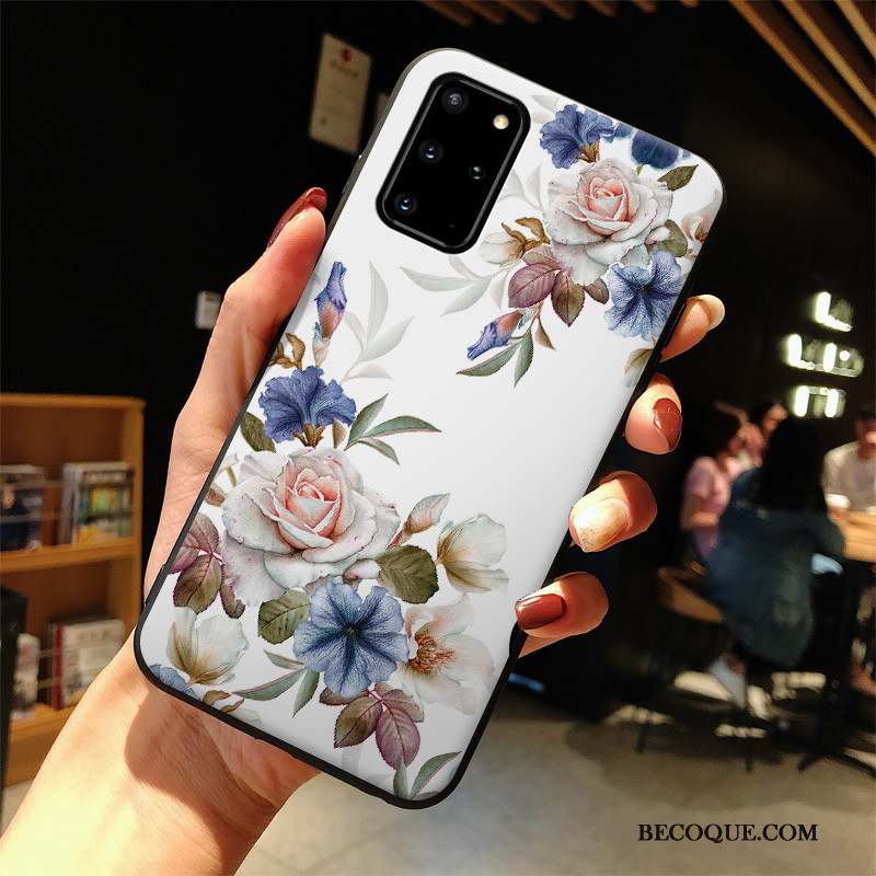 Samsung Galaxy S20+ Silicone Rose Coque De Téléphone Incassable Tout Compris Étui