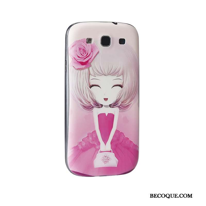 Samsung Galaxy S3 Coque Rose Étui Dessin Animé De Téléphone Téléphone Portable