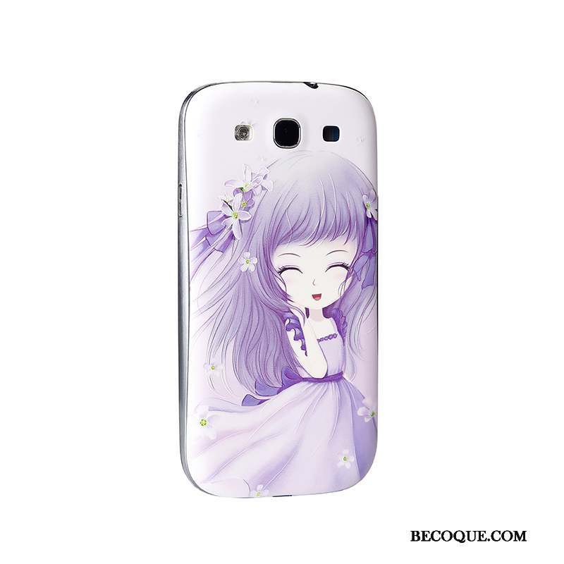 Samsung Galaxy S3 Coque Rose Étui Dessin Animé De Téléphone Téléphone Portable