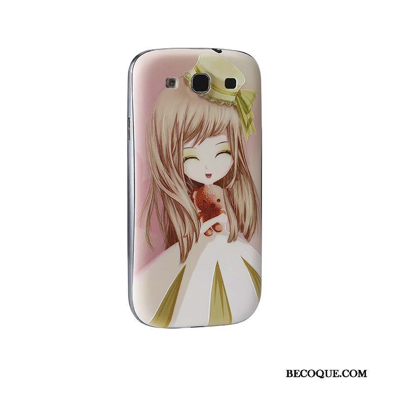 Samsung Galaxy S3 Coque Rose Étui Dessin Animé De Téléphone Téléphone Portable