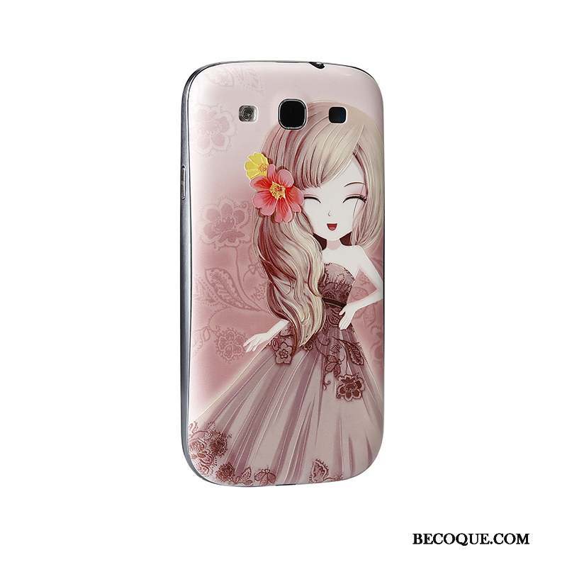 Samsung Galaxy S3 Coque Rose Étui Dessin Animé De Téléphone Téléphone Portable