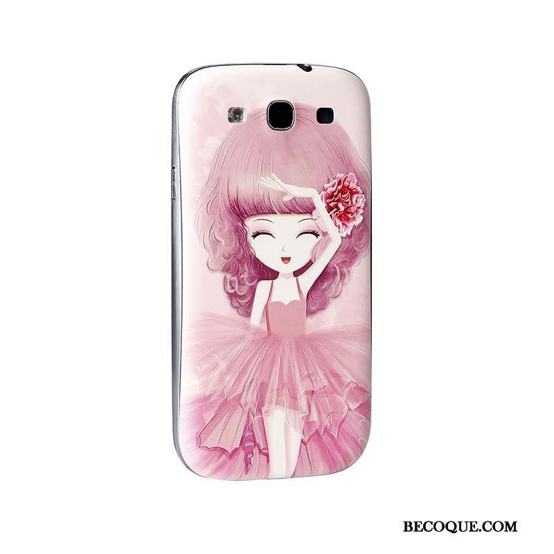 Samsung Galaxy S3 Coque Rose Étui Dessin Animé De Téléphone Téléphone Portable