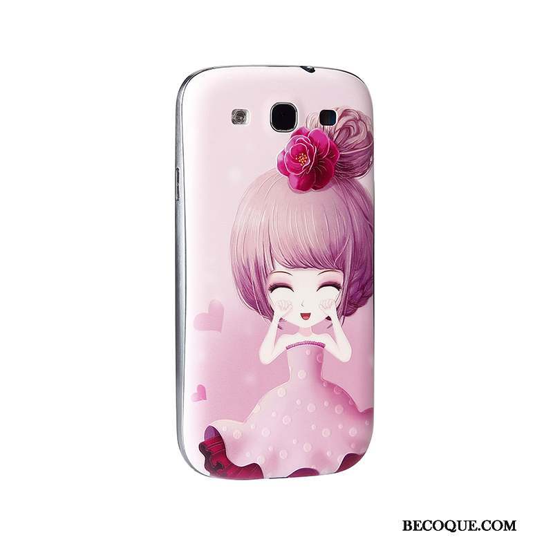 Samsung Galaxy S3 Coque Rose Étui Dessin Animé De Téléphone Téléphone Portable