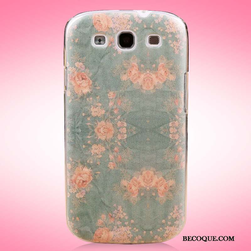 Samsung Galaxy S3 Fleurs Protection Tendance Nouveau Téléphone Portable Coque