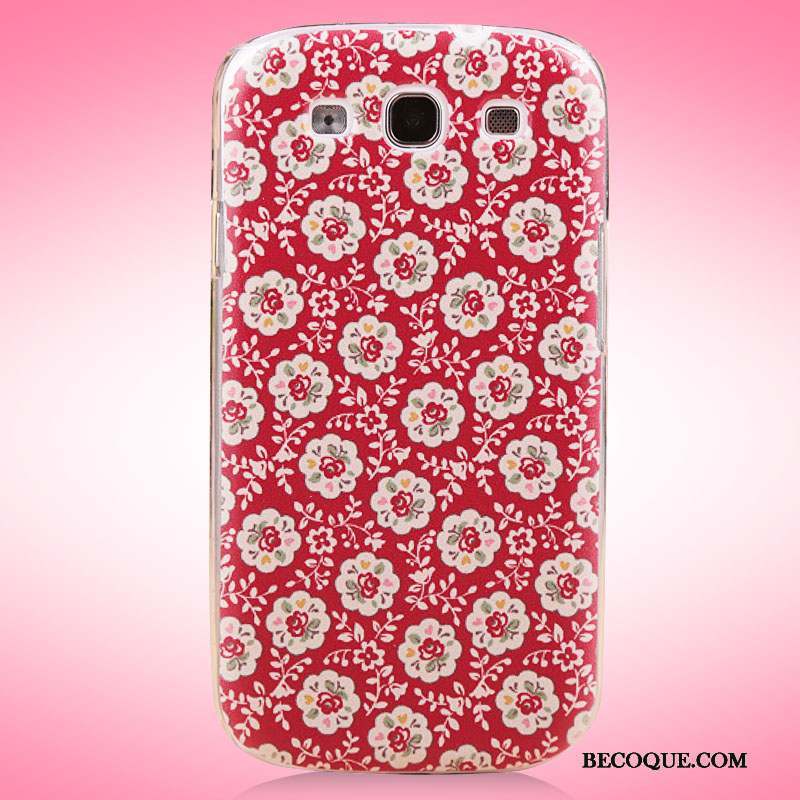 Samsung Galaxy S3 Fleurs Protection Tendance Nouveau Téléphone Portable Coque