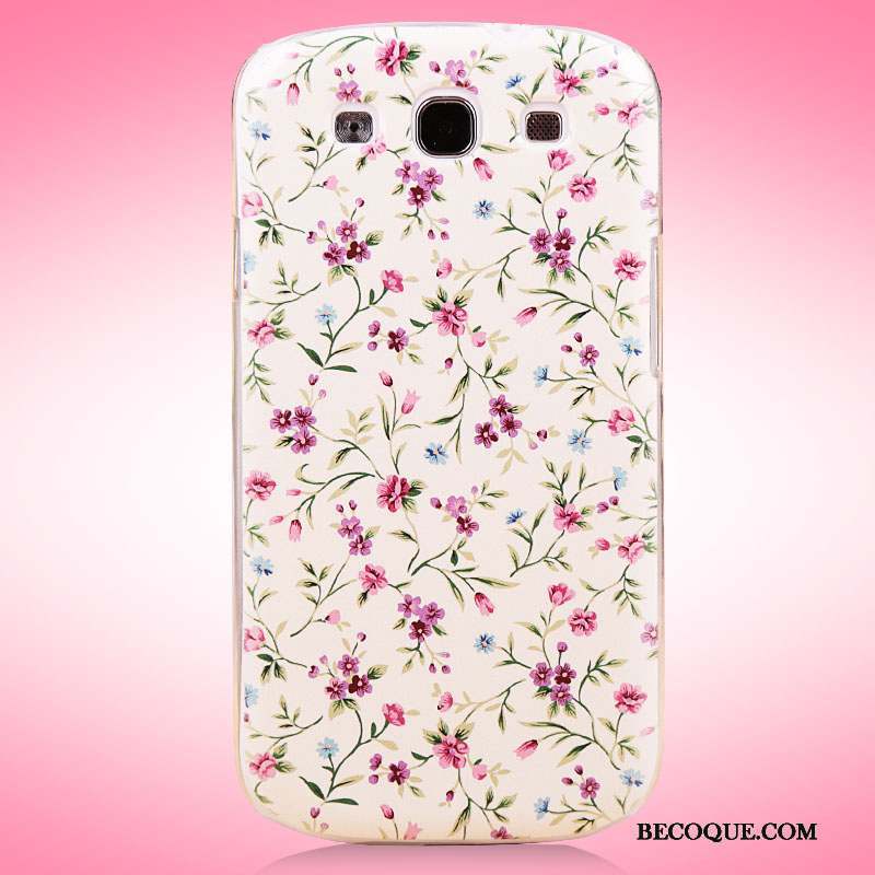 Samsung Galaxy S3 Fleurs Protection Tendance Nouveau Téléphone Portable Coque