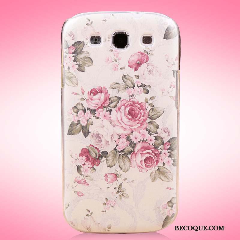 Samsung Galaxy S3 Fleurs Protection Tendance Nouveau Téléphone Portable Coque