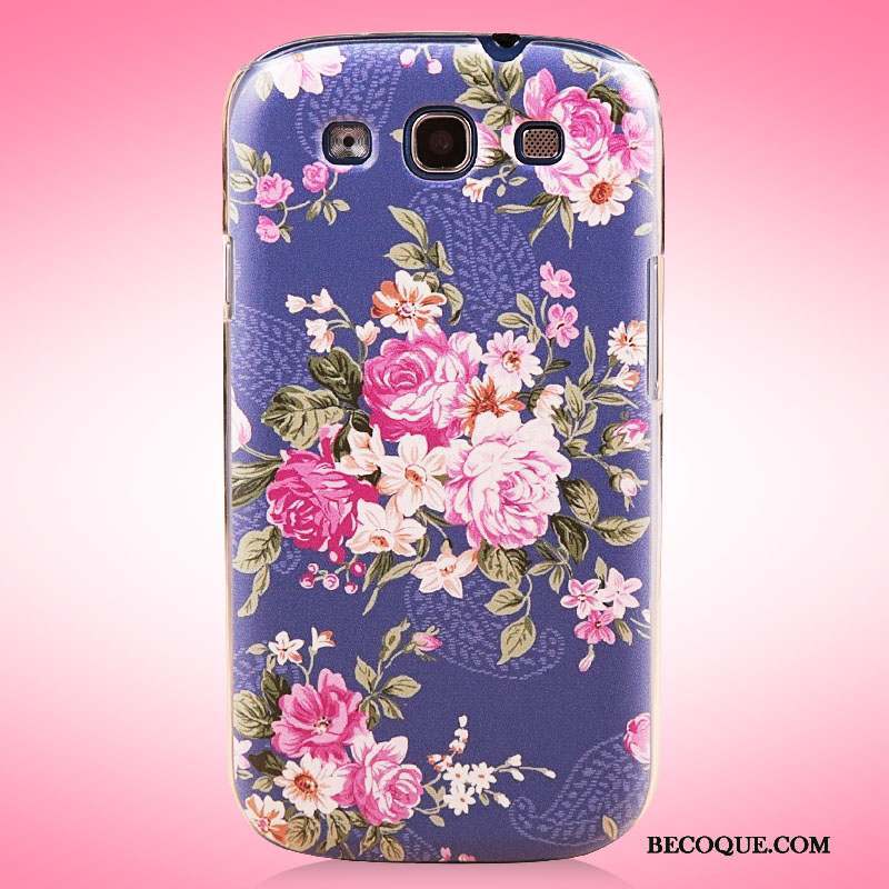 Samsung Galaxy S3 Fleurs Protection Tendance Nouveau Téléphone Portable Coque