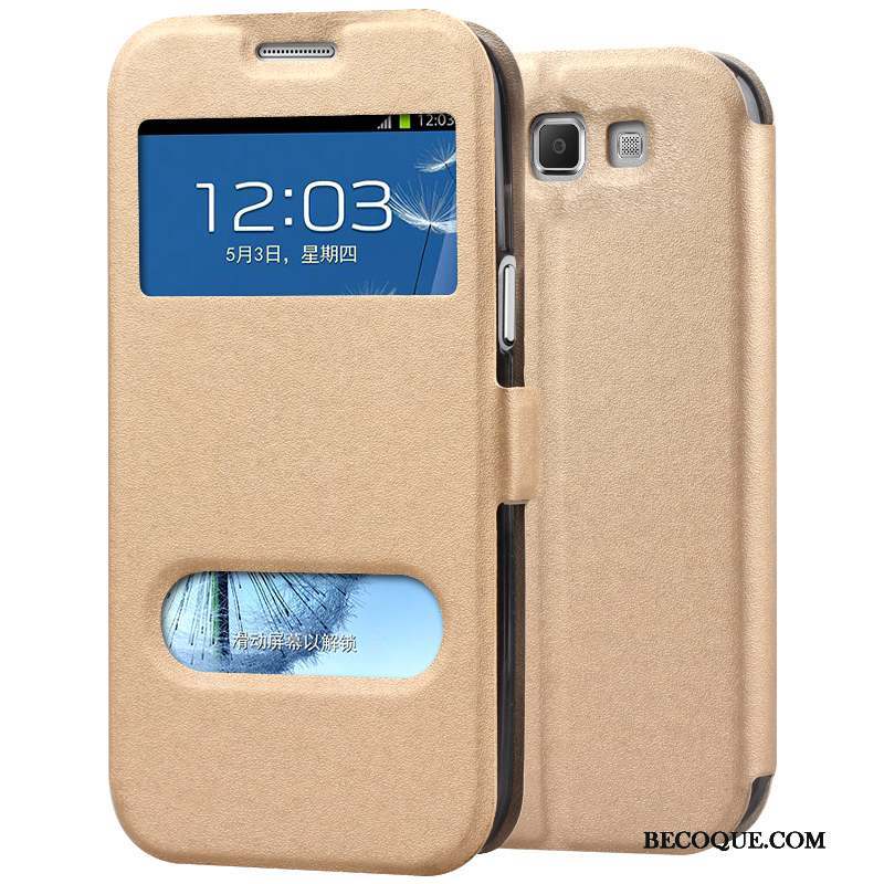 Samsung Galaxy S3 Housse Silicone Protection Coque De Téléphone Or Étui En Cuir