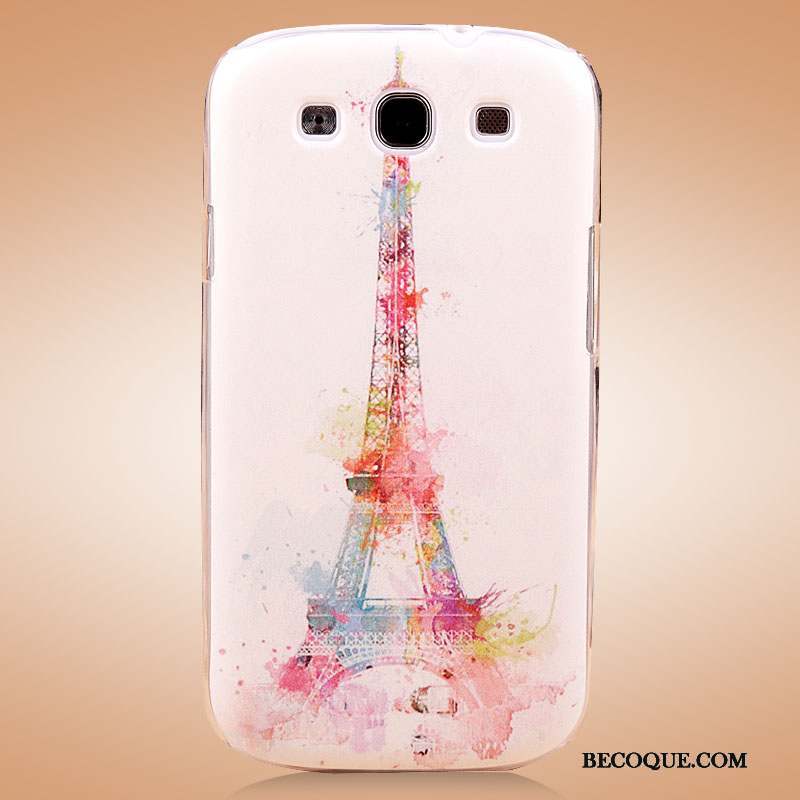 Samsung Galaxy S3 Protection Peinture Couvercle Arrière Coque De Téléphone Étui Bleu