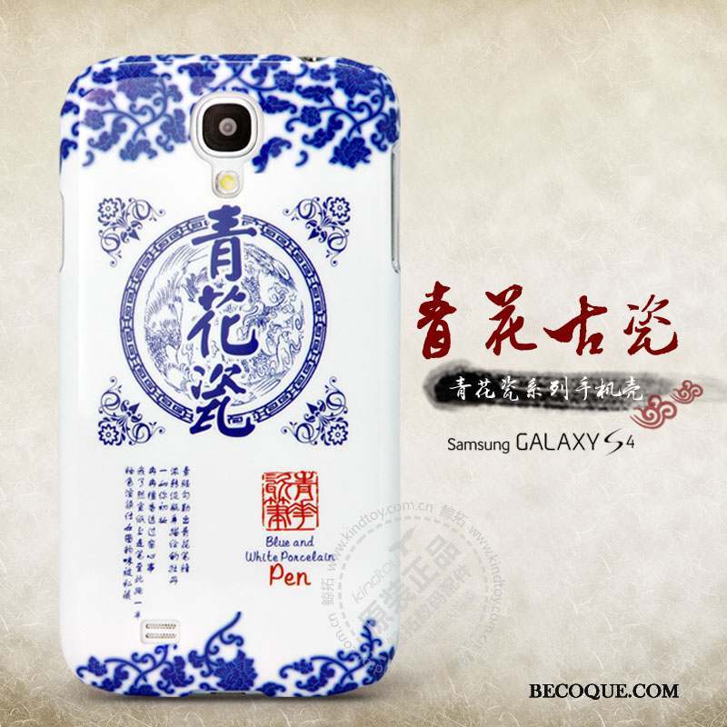 Samsung Galaxy S4 Bleu Coque De Téléphone Nouveau Étui Fleur Protection