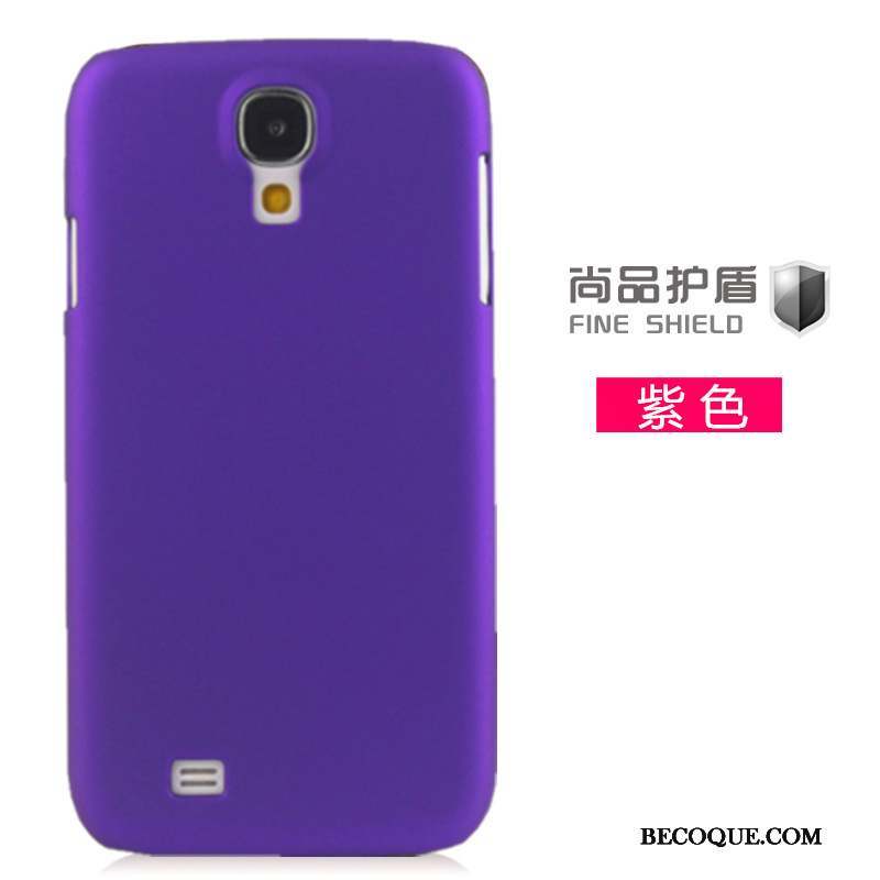 Samsung Galaxy S4 Coque De Téléphone Modèle Fleurie Violet Étui Délavé En Daim Accessoires