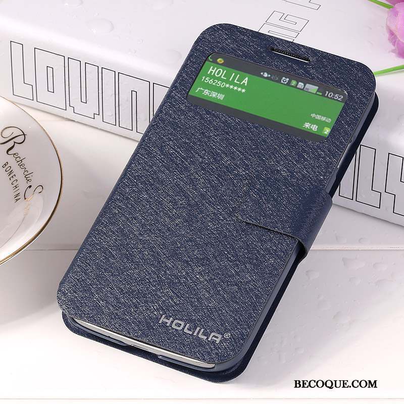 Samsung Galaxy S4 Coque De Téléphone Étui Clair Protection Étui En Cuir Housse