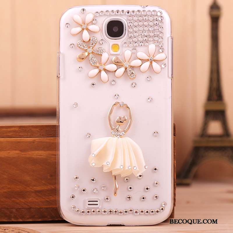 Samsung Galaxy S4 Protection Noir Strass Coque De Téléphone Étui