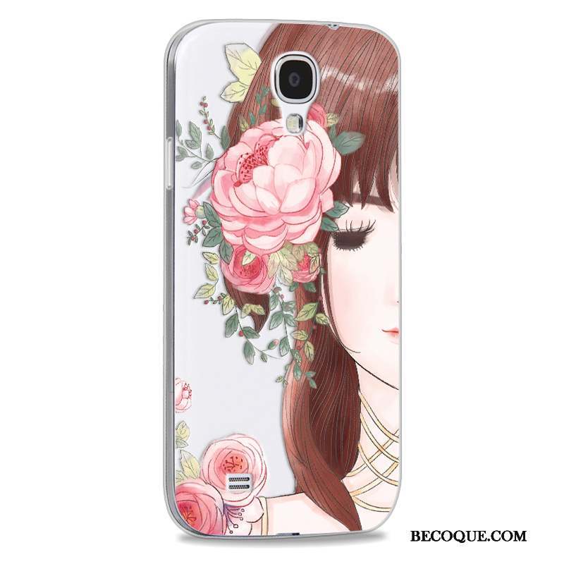 Samsung Galaxy S4 Protection Silicone Incassable Rose Coque De Téléphone Fluide Doux