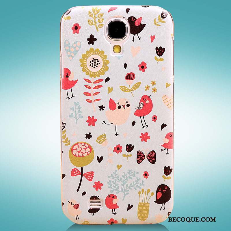 Samsung Galaxy S4 Rose Étui Coque De Téléphone Protection Peinture