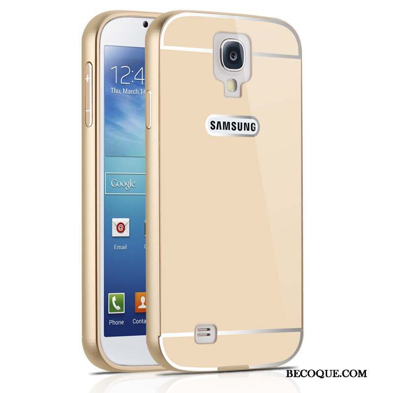 Samsung Galaxy S4 Rouge Couvercle Arrière Coque De Téléphone Étui Métal Border