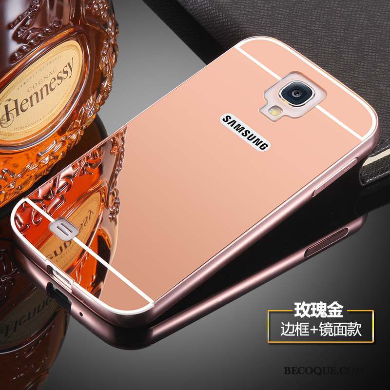 Samsung Galaxy S4 Rouge Couvercle Arrière Coque De Téléphone Étui Métal Border